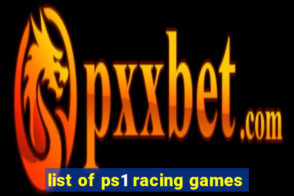 list of ps1 racing games